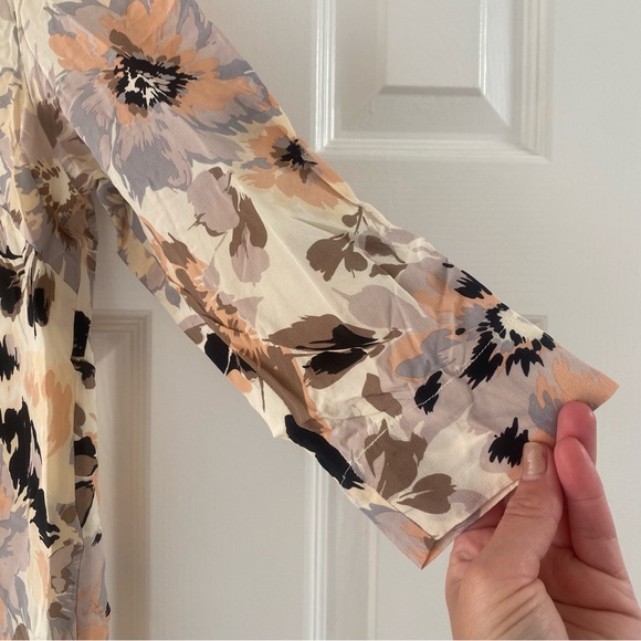 Beautiful Fossil Pastel 100% Silk Shift Dress, Zipper-back & Lined *EUC* - Picture 13 of 13